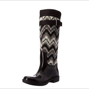 Nomad Hog Knit Shaft Rain/Snow Boots Sz 8